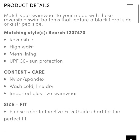 NWT! TORRID reversible bikini swimsuit bottoms, 2X. - Picture 6 of 11